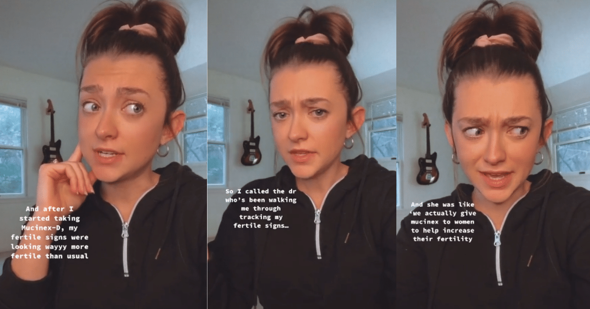 TikTok About How Mucinex Can Help You Get Pregnant Goes Viral
