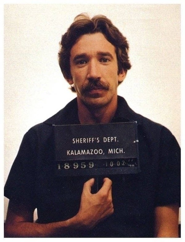 Celebrity weird facts, strange true stories about celebs, celeb facts that will make you rethink them forever, tim allen drug charge mugshot